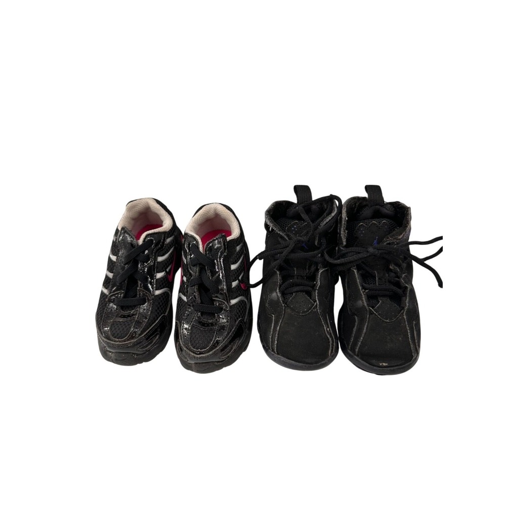 Nike Air Torch 6C Black Jordan True Flight 7C Suede Athletic Sneaker Shoe Infant